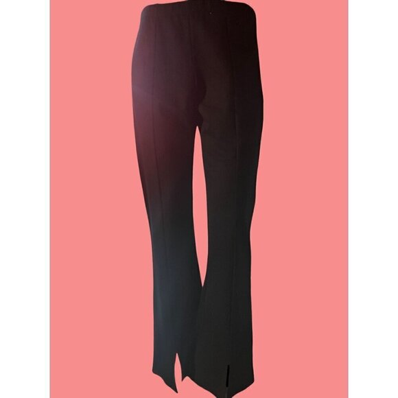 nwt black clara sun woo pants split hem size 1x - Picture 5 of 15